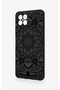 Omix X600 Compatible Black and White Mandala Patterned Silicone Case - 3