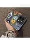 Vivo Y28 4g Compatible Sun-Moon Eye and Wave Butterfly Pattern Acrylic Back Silicone Edge Phone Case - 4