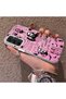 Samsung Galaxy A25 Compatible Pink Horror Movie Mask Patterned Acrylic Back Silicone Edge Phone Case - 3