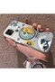 Realme C21 Compatible Sun-Moon Eye and Wave Butterfly Pattern Acrylic Back Silicone Edge Phone Case - 3