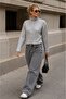 Women's Stand Collar Buttoned Basic Knitwear Cardigan - 2