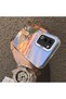Oppo A5 4G/5G Compatible Sunset Seaside Scenery Printed Acrylic Back Silicone Edge Phone Case - 4