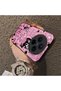 Vivo X300 Compatible Pink Horror Movie Mask Patterned Acrylic Back Silicone Edge Phone Case - 4