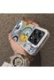 Xiaomi Mi 14t Pro Compatible Sun-Moon Eye and Wave Butterfly Pattern Acrylic Back Silicone Edge Phone Case - 4