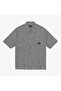 Crinkled Check Shirt'Black' Juststep