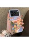iPhone 17 Pro Max Compatible Sunset Beach Scenery Printed Acrylic Back Silicone Edge Phone Case - 2
