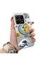 Xiaomi Mi 15t Compatible Sun-Moon Eye and Wave Butterfly Pattern Acrylic Back Silicone Edge Phone Case