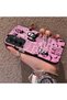 Samsung Galaxy A35 Compatible Pink Horror Movie Mask Patterned Acrylic Back Silicone Edge Phone Case - 3