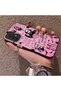Samsung Galaxy A32 4g Compatible Pink Horror Movie Mask Patterned Acrylic Back Silicone Edge Phone Case - 3