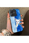 Cute White Cat Pattern Acrylic Back Silicone Edge Phone Case for Realme C63 4G/C61 Compatible - 2