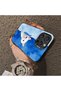 Cute White Cat Pattern Acrylic Back Silicone Edge Phone Case Compatible with iPhone 16 Pro Max - 4