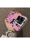 Xiaomi Redmi Note 13 Pro 4g Compatible Pink Horror Movie Mask Patterned Acrylic Back Silicone Edge Phone Case - 5