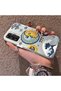 Samsung Galaxy A14 4G/5G Compatible Sun-Moon Eye and Wave Butterfly Pattern Acrylic Back Silicone Edge Phone Case - 3