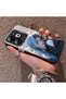 Tecno Spark 20 Compatible Blue Haired Anime Girl Patterned Acrylic Back Silicone Edge Phone Case - 3