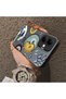 Infinix Smart 10 Compatible Sun-Moon Eye and Wave Butterfly Pattern Acrylic Back Silicone Edge Phone Case - 4