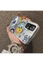 Xiaomi Redmi K50 Ultra Compatible Sun-Moon Eye and Wave Butterfly Pattern Acrylic Back Silicone Edge Phone Case - 4