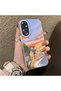 Oppo A60 Compatible Sunset Beach Scenery Printed Acrylic Back Silicone Edge Phone Case - 2