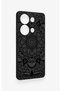 Redmi Note 13 Pro 4g Compatible Black and White Mandala Pattern Silicone Case - 2