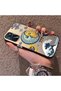 Oppo A54S Compatible Sun-Moon Eye and Wave Butterfly Pattern Acrylic Back Silicone Edge Phone Case - 3