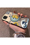 Xiaomi Poco C31 Compatible Sun-Moon Eye and Wave Butterfly Pattern Acrylic Back Silicone Edge Phone Case - 3