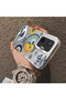 Xiaomi Poco F7 Compatible Sun-Moon Eye and Wave Butterfly Pattern Acrylic Back Silicone Edge Phone Case - 4