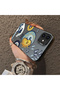 iPhone 11 Compatible Sun-Moon Eye and Wave Butterfly Pattern Acrylic Back Silicone Edge Phone Case - 5