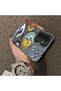 Samsung Galaxy A26 Compatible Sun-Moon Eye and Wave Butterfly Pattern Acrylic Back Silicone Edge Phone Case - 4