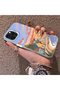 iPhone 12 Pro Max Compatible Sunset Beach Scenery Printed Acrylic Back Silicone Edge Phone Case - 3