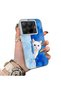 Cute White Cat Pattern Acrylic Back Silicone Edge Phone Case Compatible with Xiaomi Mi 15t Pro