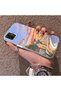 Samsung Galaxy A03/A04E/A04 Compatible Sunset Seaside Scenery Printed Acrylic Back Silicone Edge Phone Case - 3