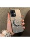 Infinix Smart 10 Compatible Silver Engraved Moon and Star Pattern Non-Transparent Acrylic Back Silicone Edge Case - 2
