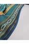 Luxury Voile Silk Shawl Scarf Chain Pattern Double Sided 70 X 180 cm - 5