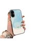 Realme C67 4g Compatible Cute Little Flower Pattern Acrylic Back Silicone Edge Phone Case