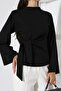 Women's Modal Tie-Detail Spanish Sleeve Blouse - 2