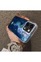 Oppo Reno14 Pro Compatible Dreamy Starry Sea Fish Pattern Acrylic Back Silicone Edge Phone Case - 4