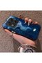 For Xiaomi Redmi Note 14 Pro 4G/5G Compatible Dreamy Starry Sea Fish Pattern Acrylic Back Silicone Edge Phone Case - 4