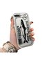 iPhone 7 Plus/8 Plus Compatible Canned Sardine Fish Sketch Pattern Non-Transparent Acrylic Back Silicone Edge Case