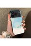 Cute Little Flower Pattern Acrylic Back Silicone Edge Phone Case Compatible with iPhone 17 Pro - 2