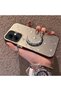 Infinix Smart 10 Compatible Silver Engraved Moon and Star Pattern Non-Transparent Acrylic Back Silicone Edge Case - 3