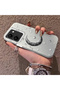 Vivo Y36 4G/5G Compatible Silver Carved Moon and Star Pattern Non-Transparent Acrylic Back Silicone Edge Case - 3