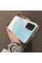 Samsung Galaxy A73 Compatible Cute Little Flower Pattern Acrylic Back Silicone Edge Phone Case - 4