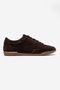 Colette Brown Suede Genuine Leather Women's Casual Sneakers - 4
