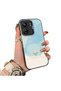 Xiaomi Poco C65 Compatible Cute Little Flower Pattern Acrylic Back Silicone Edge Phone Case