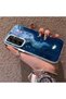 Samsung Galaxy A35 Compatible Dreamy Starry Sea Fish Pattern Acrylic Back Silicone Edge Phone Case - 3