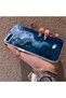 Dreamy Starry Sea Fish Pattern Acrylic Back Silicone Edge Phone Case Compatible with iPhone 7 Plus/8 Plus - 3
