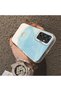Samsung Galaxy A24 Compatible Cute Little Flower Pattern Acrylic Back Silicone Edge Phone Case - 4