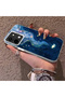 Vivo Y28 4g Compatible Dreamy Starry Sea Fish Pattern Acrylic Back Silicone Edge Phone Case - 3