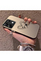 Xiaomi Redmi Note 13 Pro 5g Compatible Line Heart and Airplane Pattern Non-Transparent Acrylic Back Silicone Edge Phone Case - 4