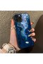 iPhone 12 Pro Max Compatible Dreamy Starry Sea Fish Pattern Acrylic Back Silicone Edge Phone Case - 2