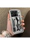 Xiaomi Mi 15t Pro Compatible Canned Sardine Fish Sketch Patterned Non-Transparent Acrylic Back Silicone Edge Case - 2